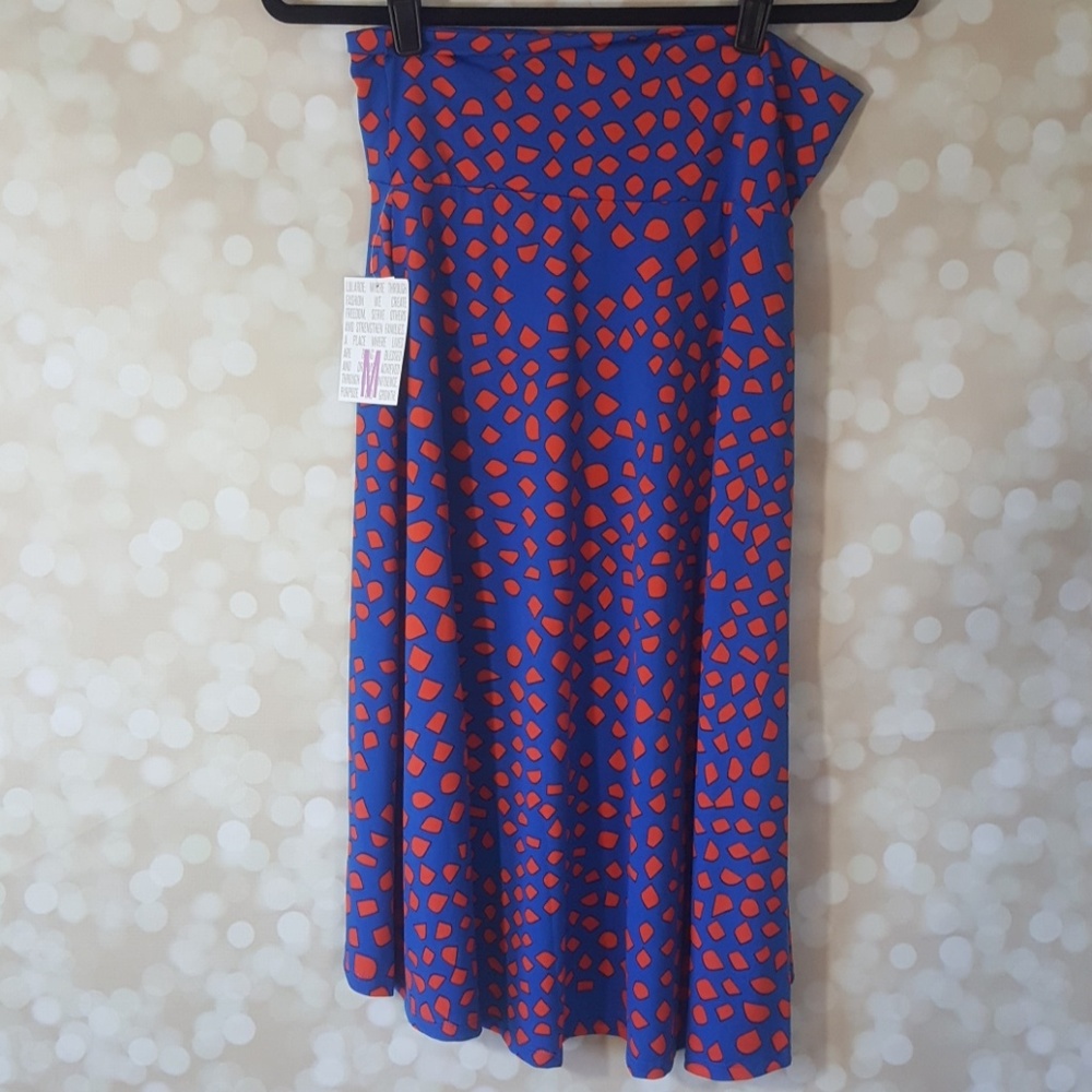 Lularoe Azure flowy Midi skirt size m